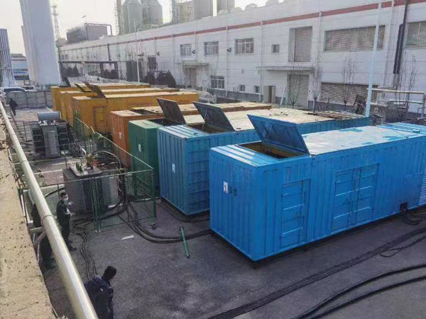 呼伦贝尔柴油发电机出租案例展示
